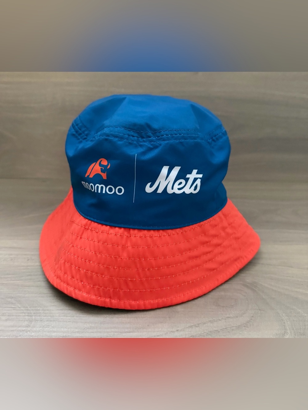 MooMoo New York Mets Reversible Bucket Hat Sun Cap